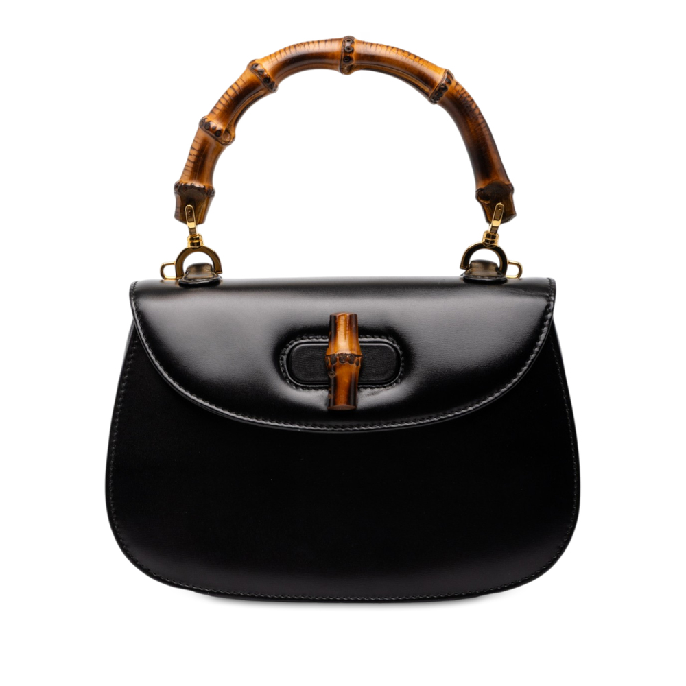 Pre-Loved Gucci Small Calfskin Bamboo Night
